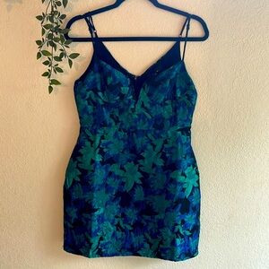 Lulus Ready For Festivities Mini Floral Dress